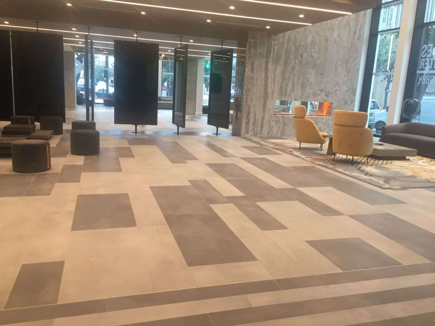 Completed Houston commercial interior after post-construction cleaning